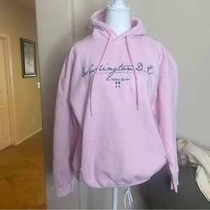Gildan Pink Hoodie Sweatshirt